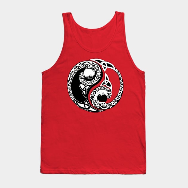 Yin & Yang Tank Top by anton23